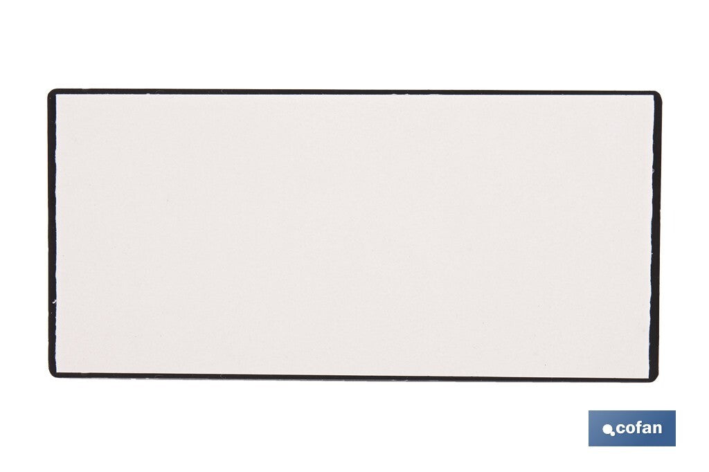 CATADIÓPTRICO RECTANGULAR ÁMBAR 106 X 50 MM ADHESIVO