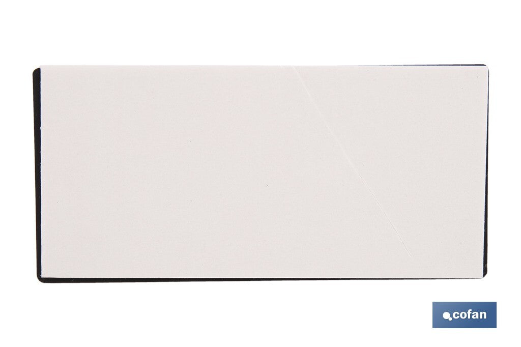 CATADIÓPTRICO RECTANGULAR ROJO 106 X 50 MM ADHESIVO