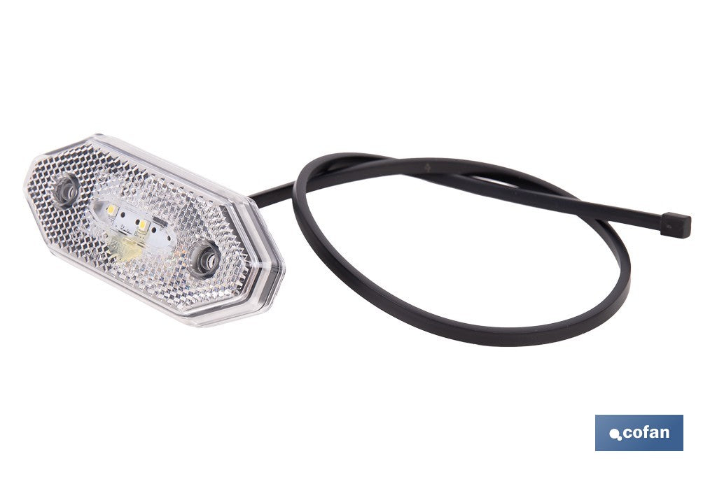 LUZ FRONTAL LED CON REFLECTOR 12V/24V BLANCA