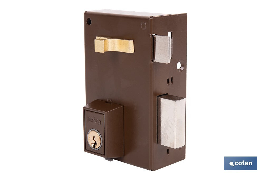 CERRADURA DE SOBREPONER DERECHA 70 MM ADAPTABLE AL MODELO 56A