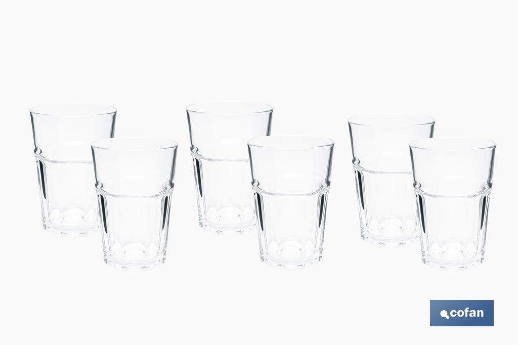PACK 6 UDS VASO REFRESCO 36 CL MODELO LUBLIN
