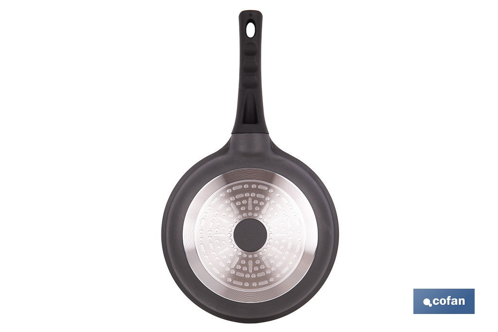 SARTÉN DE INDUCCIÓN DE ALUMINIO FORJADO Ø24 CM ANZIO