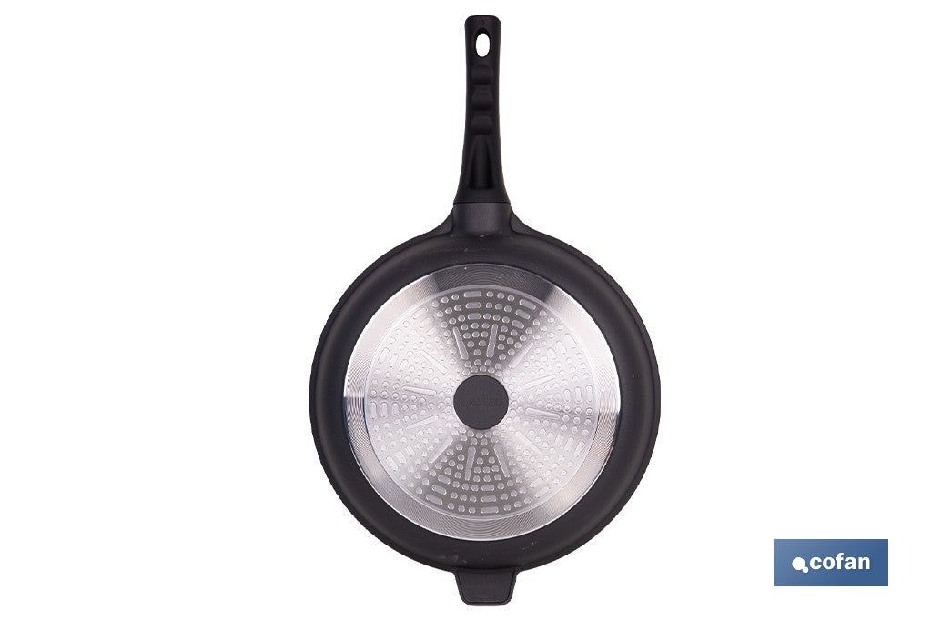 SARTÉN DE INDUCCIÓN DE ALUMINIO FORJADO Ø32 CM ANZIO
