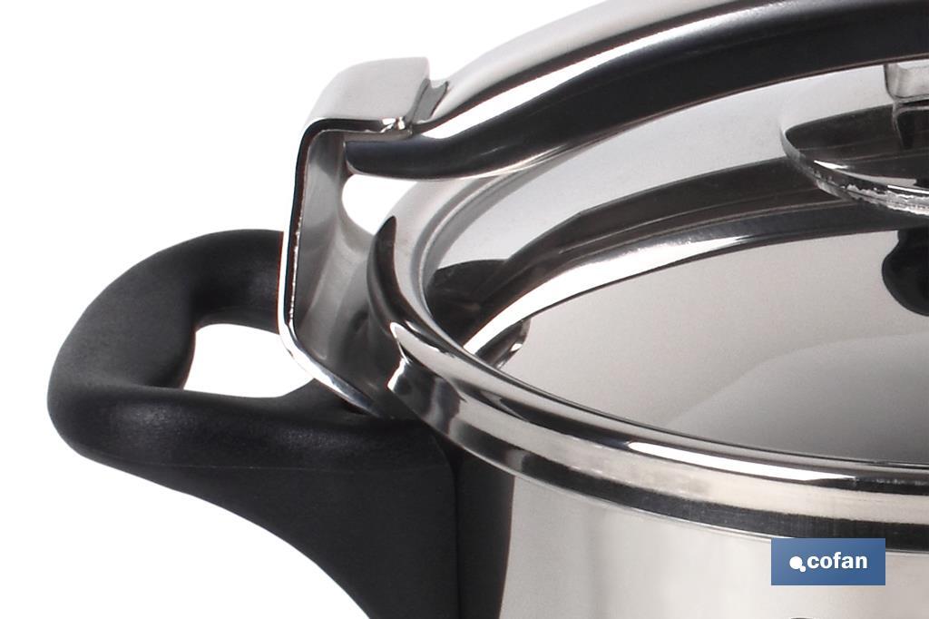 OLLA PRESION INOX MOD POLENTA INDUCCIÓN 10 LT
