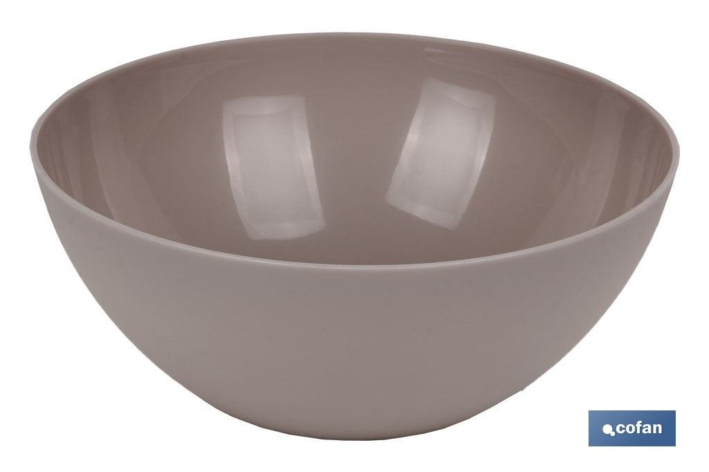 BOL MODELO ALBAHACA 2.4L COLOR PIEDRA 23X10cm venta unitaria