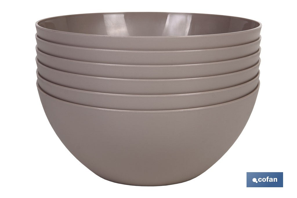 BOL MODELO ALBAHACA 2.4L COLOR PIEDRA 23X10cm