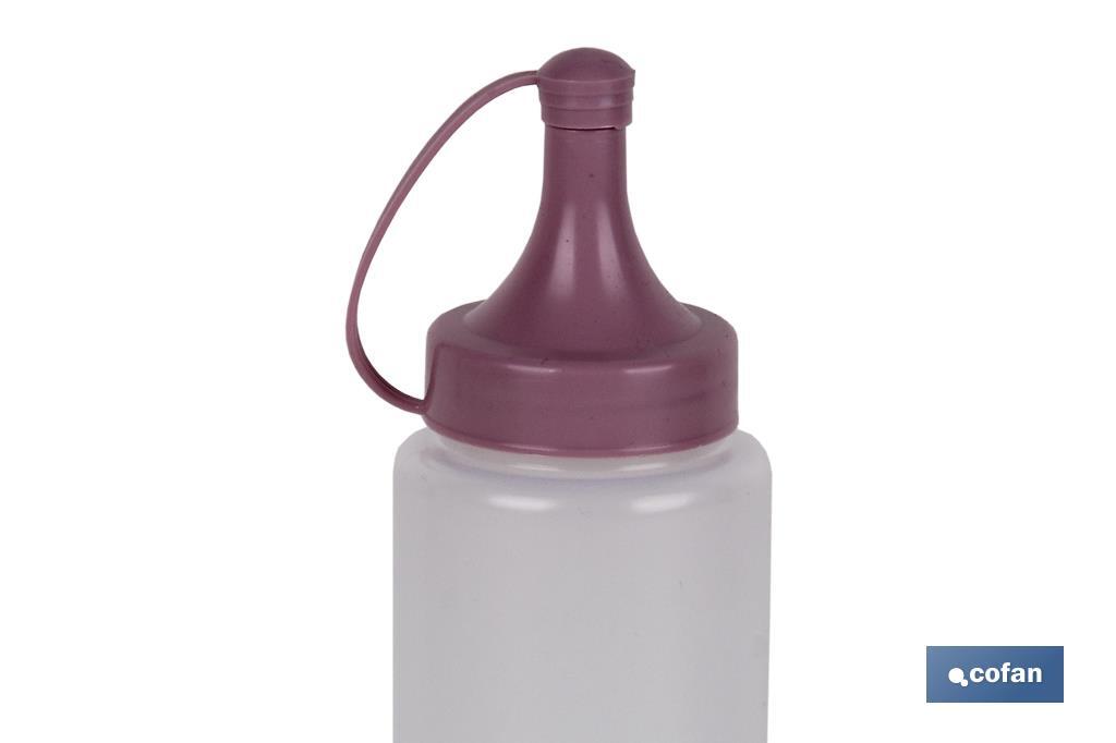 BOTELLA ACEITERA MODELO ALBAHACA  250 ML ROSA PALO 5X20cm venta unitaria