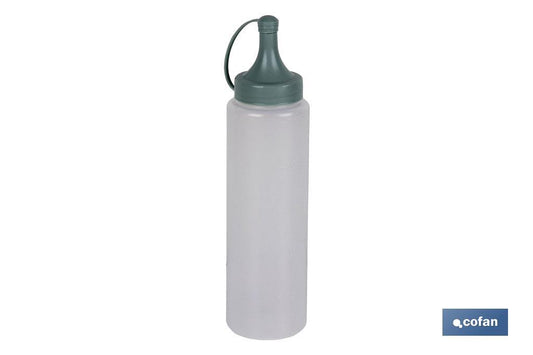 BOTELLA ACEITERA MODELO ALBAHACA  250 ML VERDE AGUA  5X20cm venta unitaria