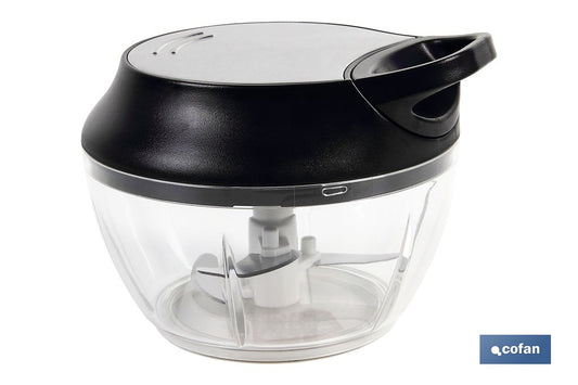 PICADORA MANUAL, TAPA Y ACCESORIO BATIDOR 500 ML