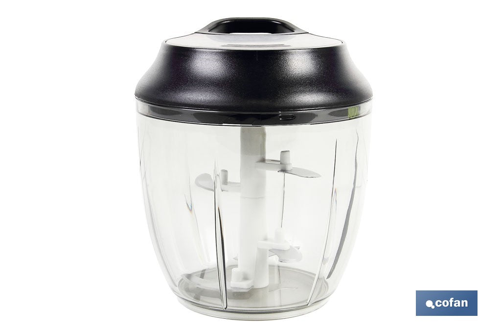 PICADORA MANUAL, TAPA Y ACCESORIO BATIDOR 900 ML
