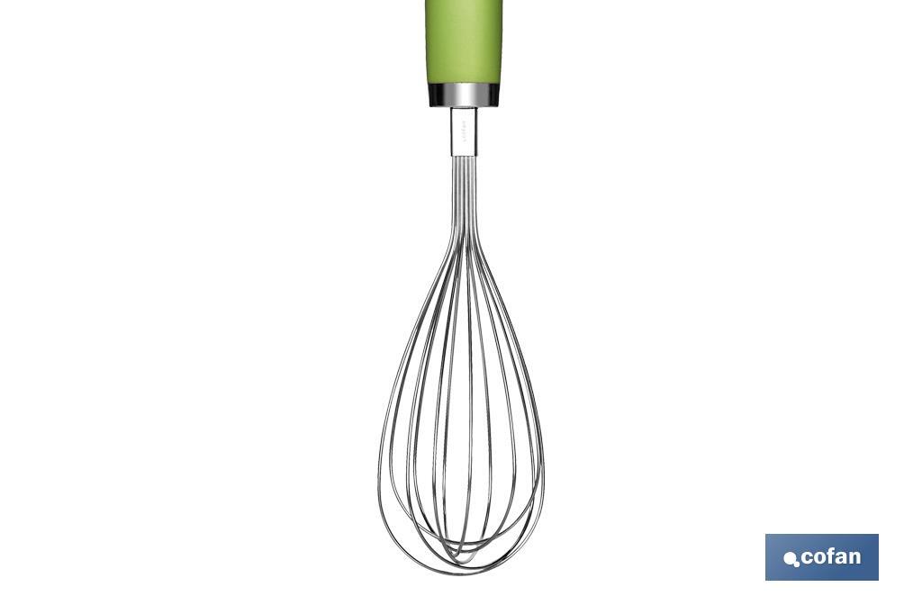 BATIDOR MANUAL VERDE CLARO MODELO SENA 28,5 CM