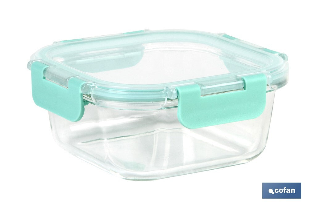 SET DE 2 RECIPIENTES DE BOROSILICATO MODELO AGATHA 520 ML - 800 ML