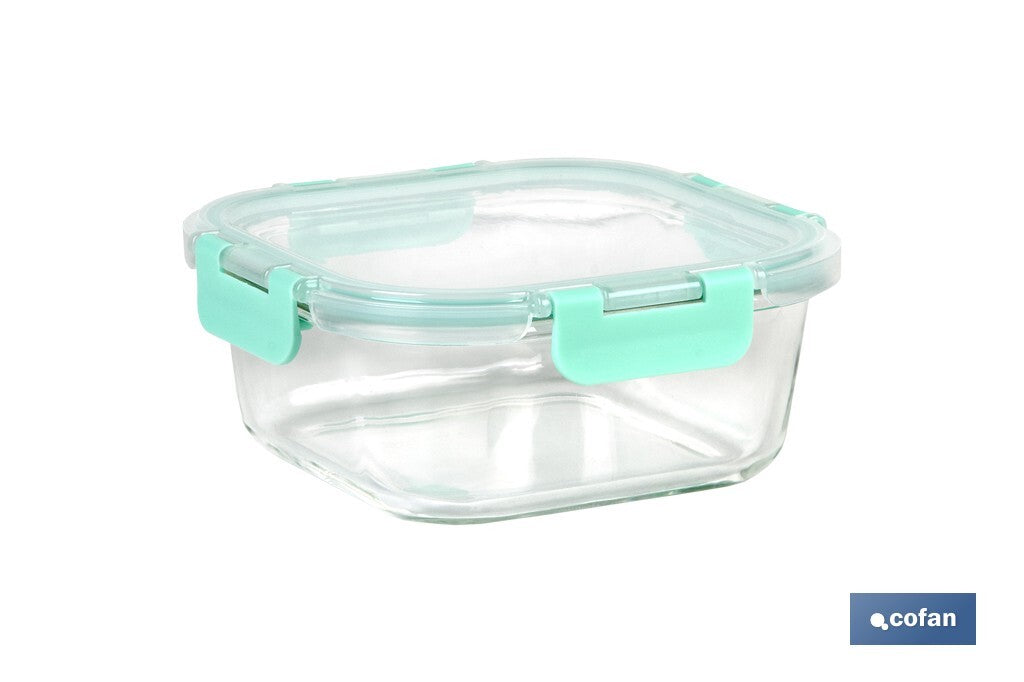 SET DE 2 RECIPIENTES DE BOROSILICATO MODELO AGATHA 520 ML - 800 ML