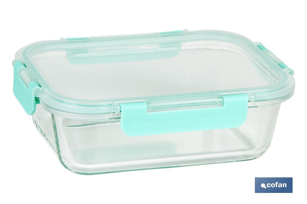 SET DE 3 RECIPIENTES DE BOROSILICATO MODELO AGATHA 640 ML -1040 ML-1520 ML