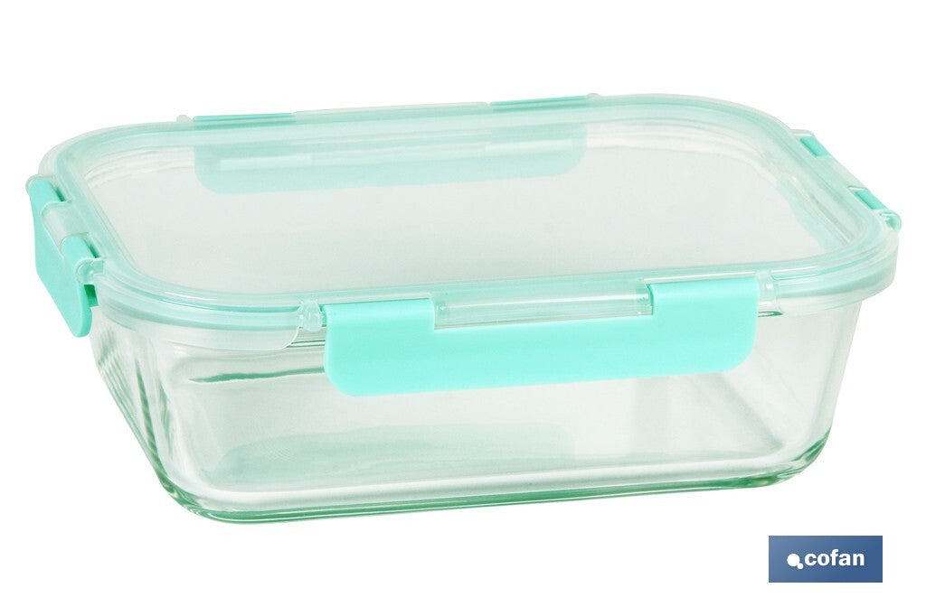SET DE 3 RECIPIENTES DE BOROSILICATO MODELO AGATHA 640 ML -1040 ML-1520 ML