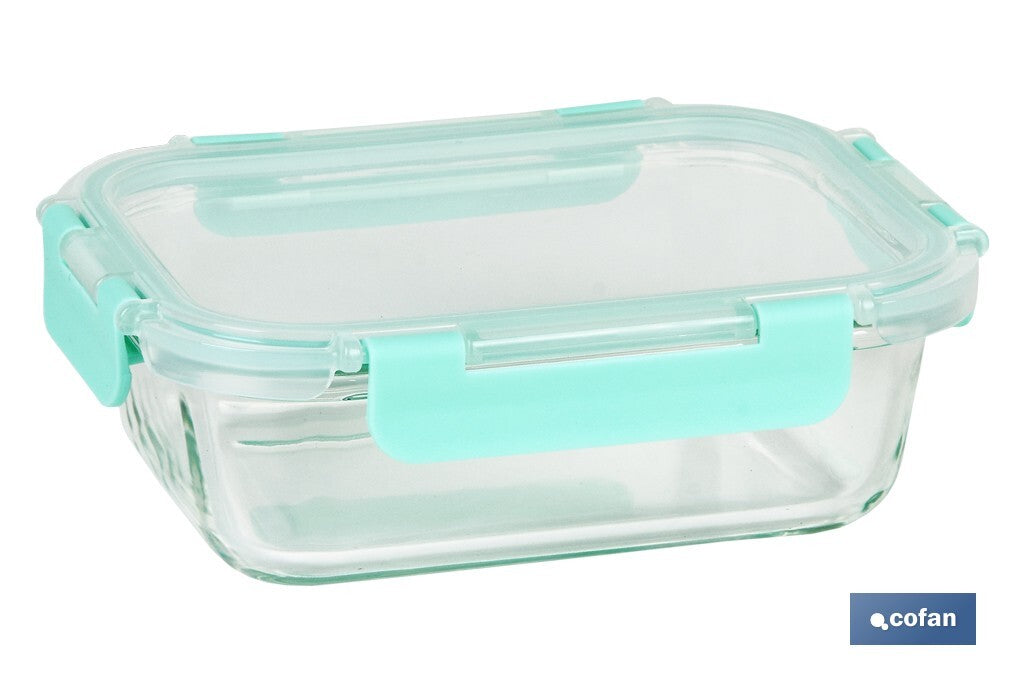SET DE 3 RECIPIENTES DE BOROSILICATO MODELO AGATHA 640 ML -1040 ML-1520 ML