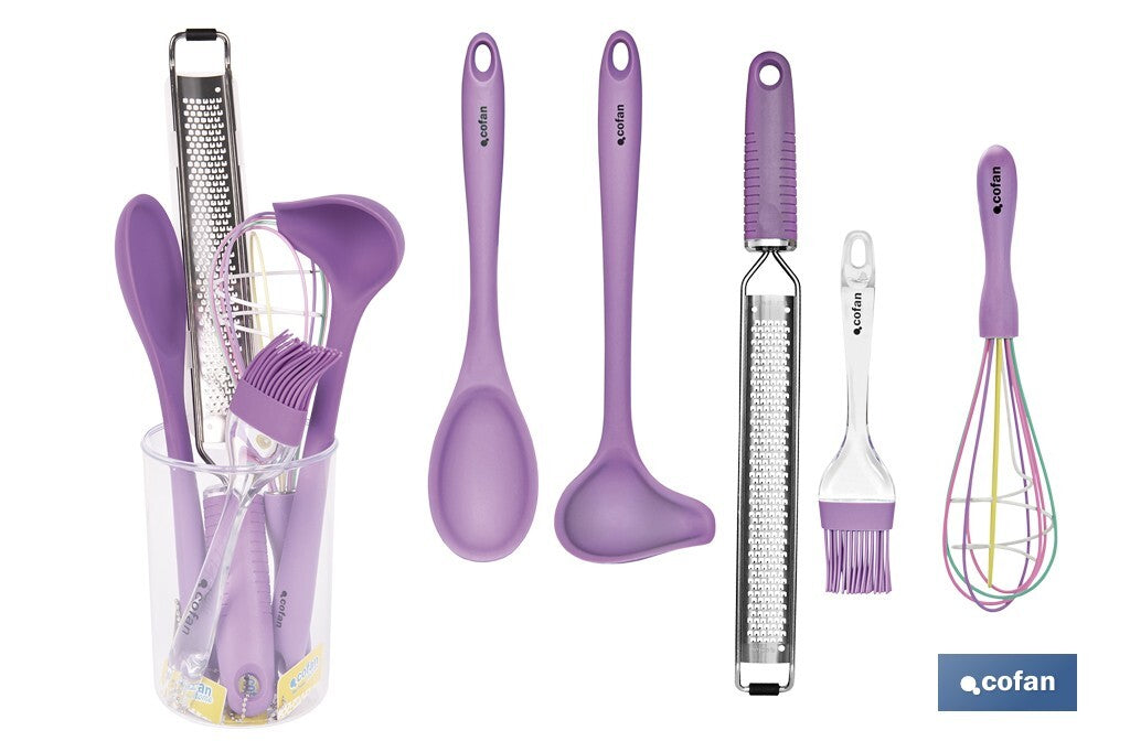 SET DE 6  UTENSILIOS DE REPOSTERÍA GAMA VERGINI