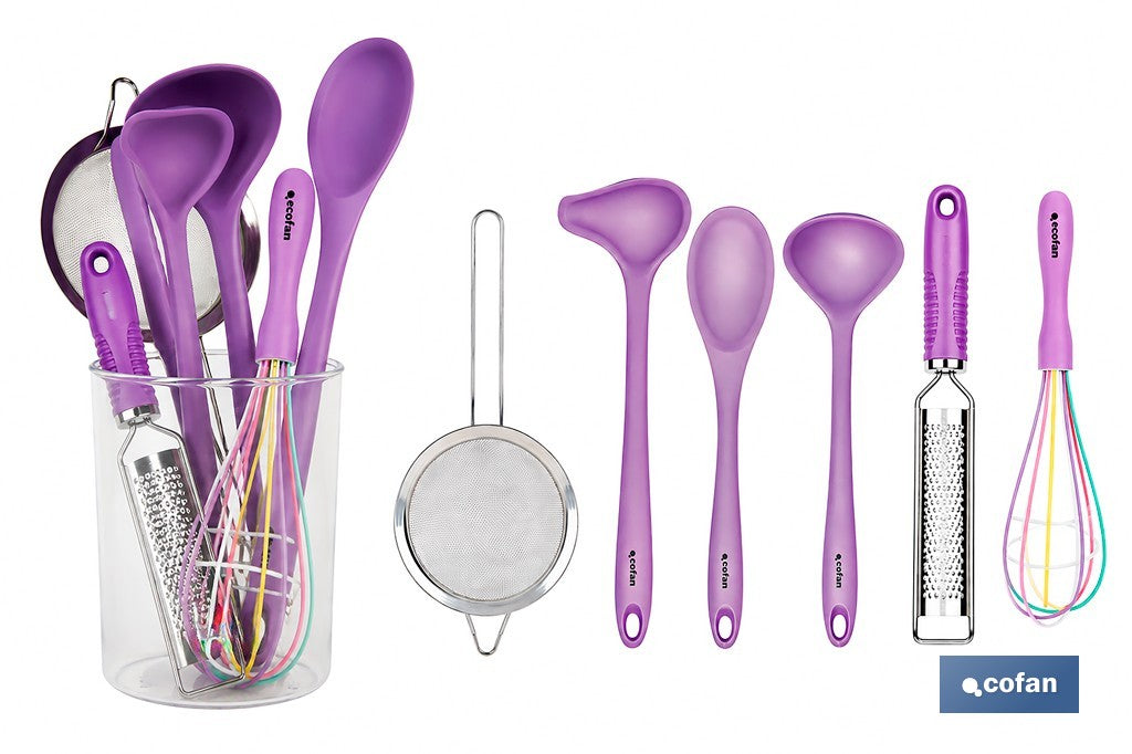 SET DE 6 UTENSILIOS DE COCINA GAMA VERGINI