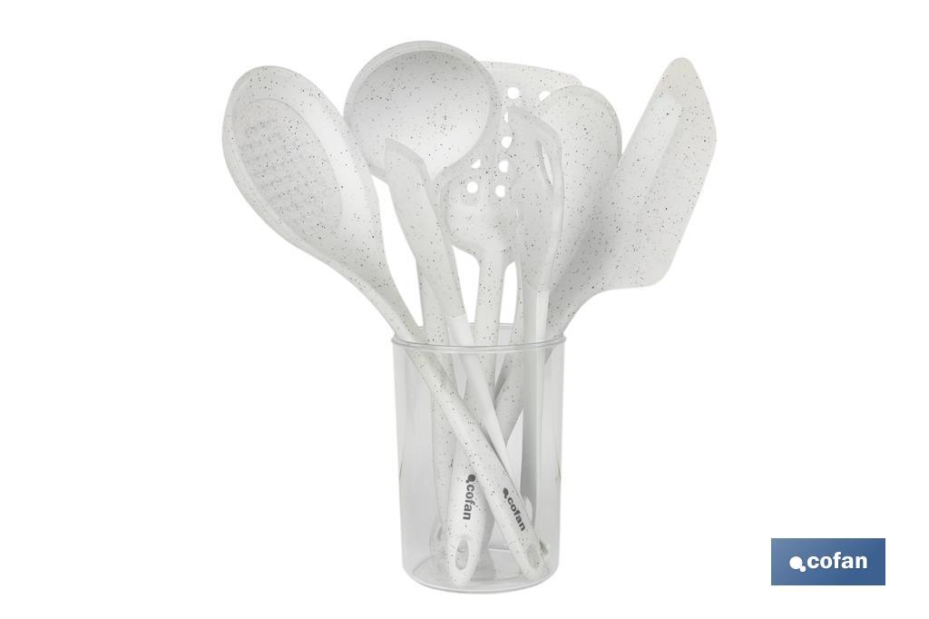 SET DE 7 UTENSILIOS DE COCINA GAMA BACH