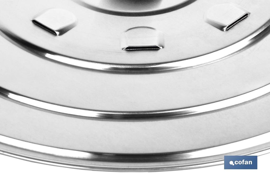 TAPA C/DESVAPO  ALUMINIO 24 cm venta unitaria