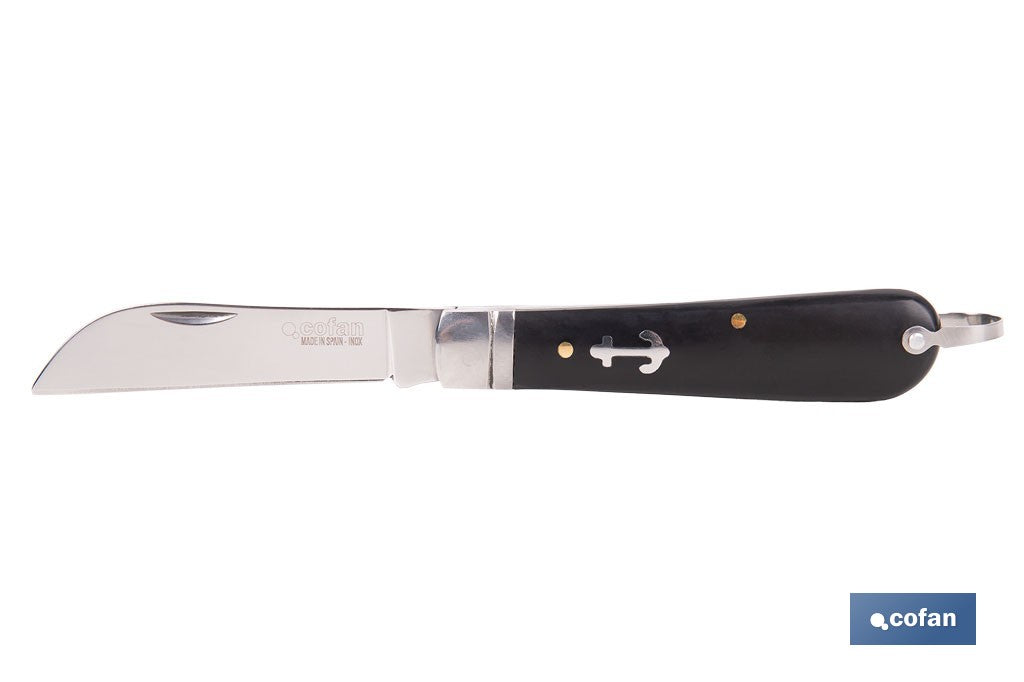 NAVAJA MARINERA DE 8 CM. DE HOJA PICO LORO