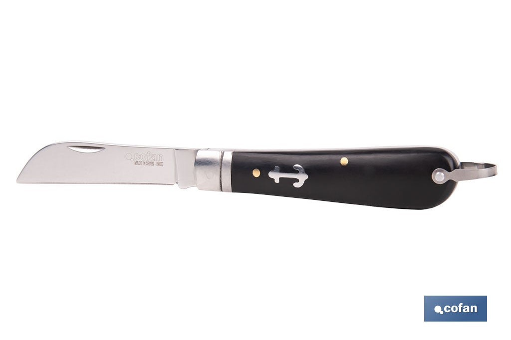 NAVAJA MARINERA DE 8 CM. DE HOJA PICO LORO
