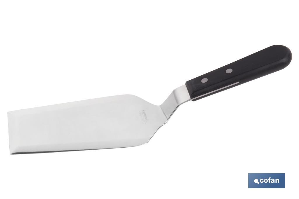 ESPÁTULA ACODADA PARA BARBACOA 17 CM
