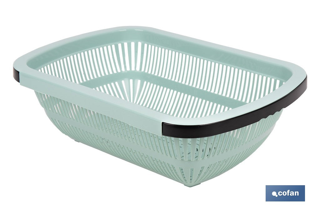 ESCURRIDOR RECTANGULAR EXTENSIBLE VERDE 50,5 X 24,5 X 11,5 CM