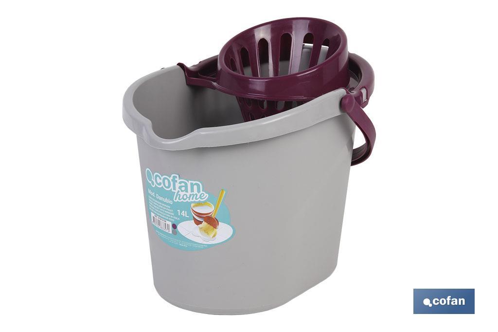CUBO ESCURRIDOR 14L.MORADO