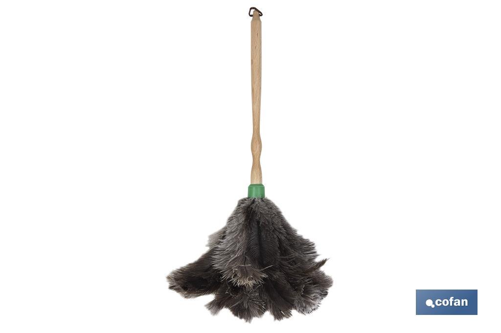 PLUMERO DE PLUMA DE  AVESTRUZ  54cm  venta unitaria