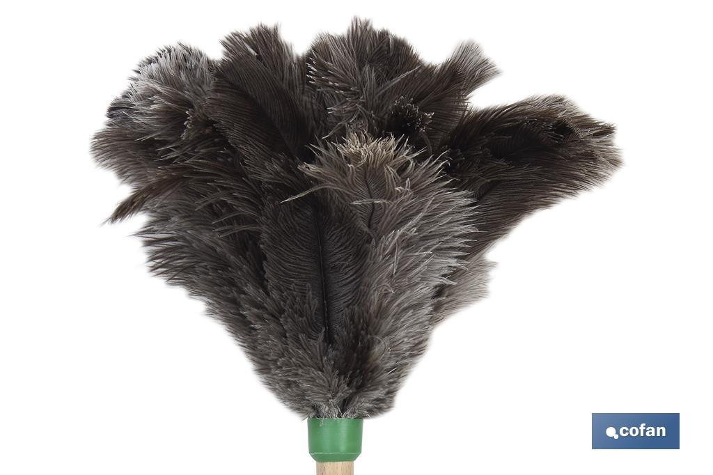PLUMERO DE PLUMA DE  AVESTRUZ  54cm  venta unitaria
