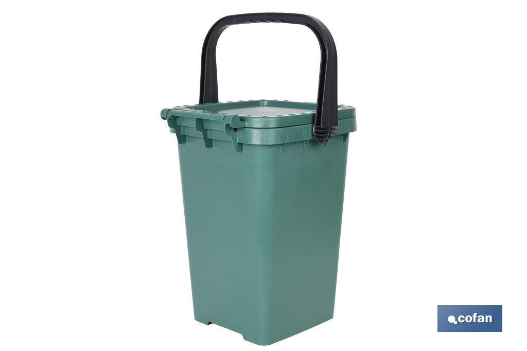 CONTENEDOR VERDE PARA VIDRIO  25L.