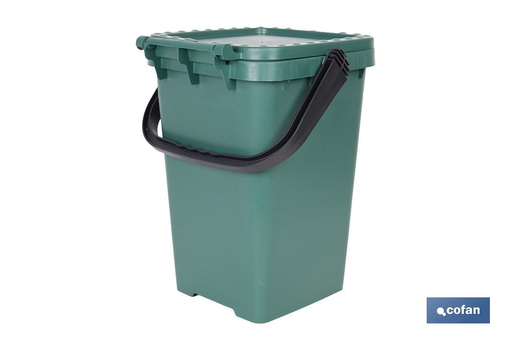 CONTENEDOR VERDE PARA VIDRIO  25L.