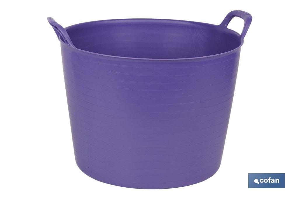 CAPAZO 42 L VIOLETA  48.5 X 45 X 38 CM venta unitaria
