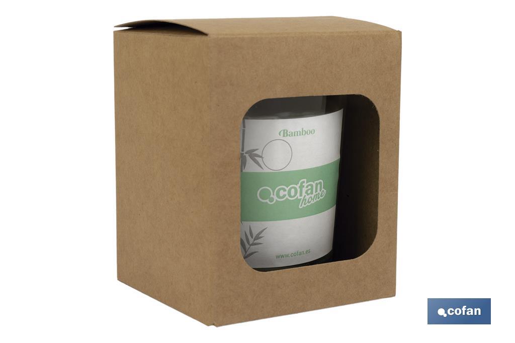 VELA  AROMATICA DE CERA VEGETAL BAMBOO 125 Gventa unitaria