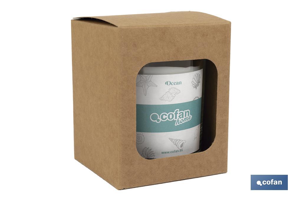 VELA AROMATICA DE CERA VEGETAL OCEAN 125 Gventa unitaria