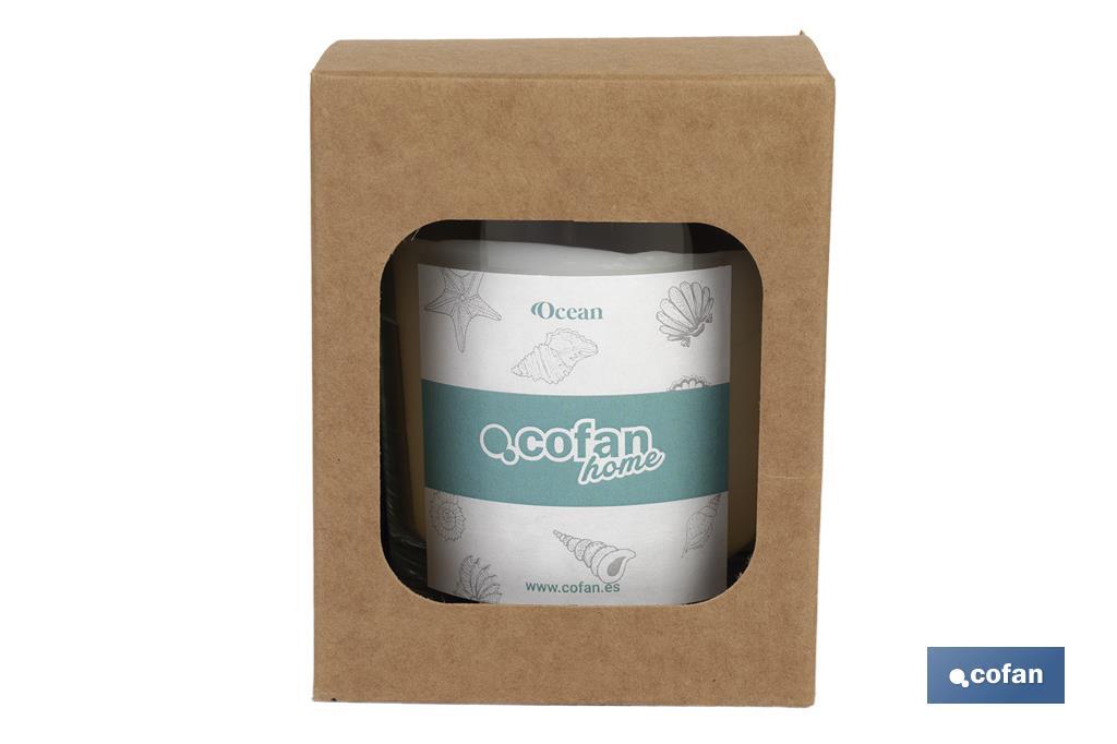 VELA AROMATICA DE CERA VEGETAL OCEAN 125 G