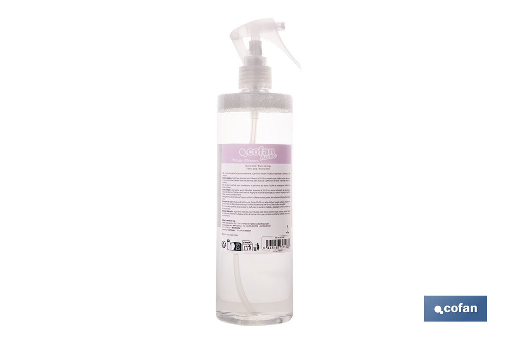 BRUMA TEXTIL WHITE FLOWERS 500ML