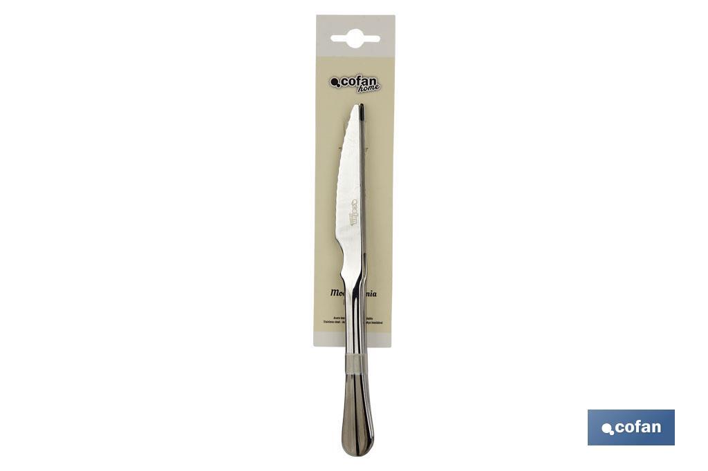 CAJA 12uds CUCHILLO DE CARNE INOX C-18/0 MODELO BOLONIA 10  mm
