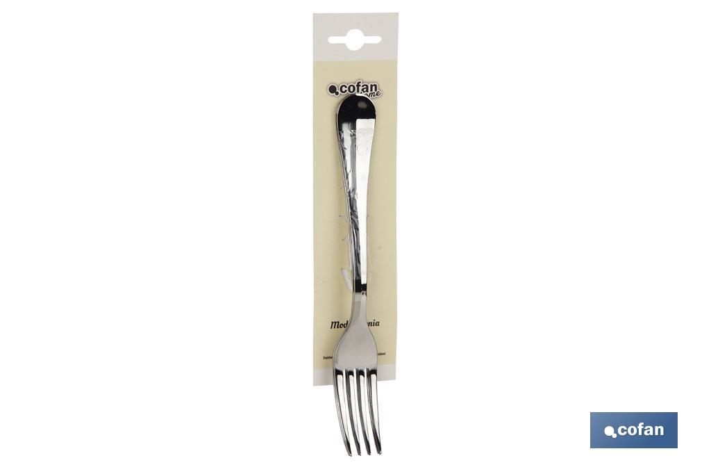BL 2uds TENEDOR DE MESA INOX C-18/0 MODELO BOLONIA 2 mm