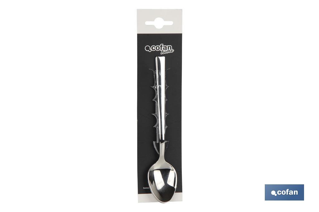 BL 2uds CUCHARA DE CAFE INOX C-18/10 MODELO BARI 1.5 mm