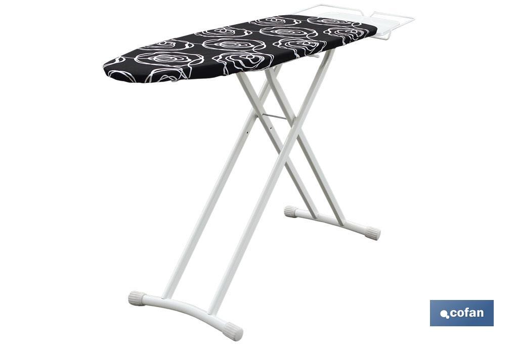 TABLA PLANCHAR 125 X 42 X 10 CM MODELO TIVOLI NEGRA