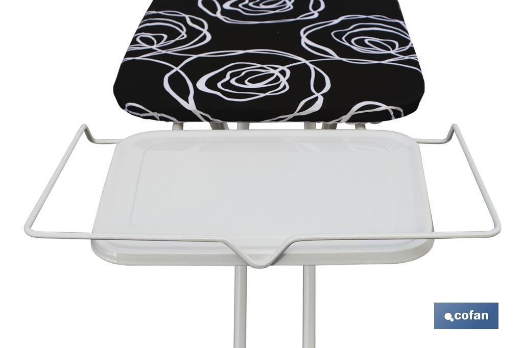 TABLA PLANCHAR 125 X 42 X 10 CM MODELO TIVOLI NEGRA
