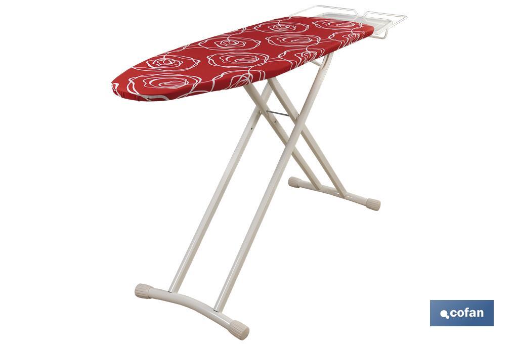 TABLA PLANCHAR 125 X 42 X10 CM MODELO TIVOLI ROJA