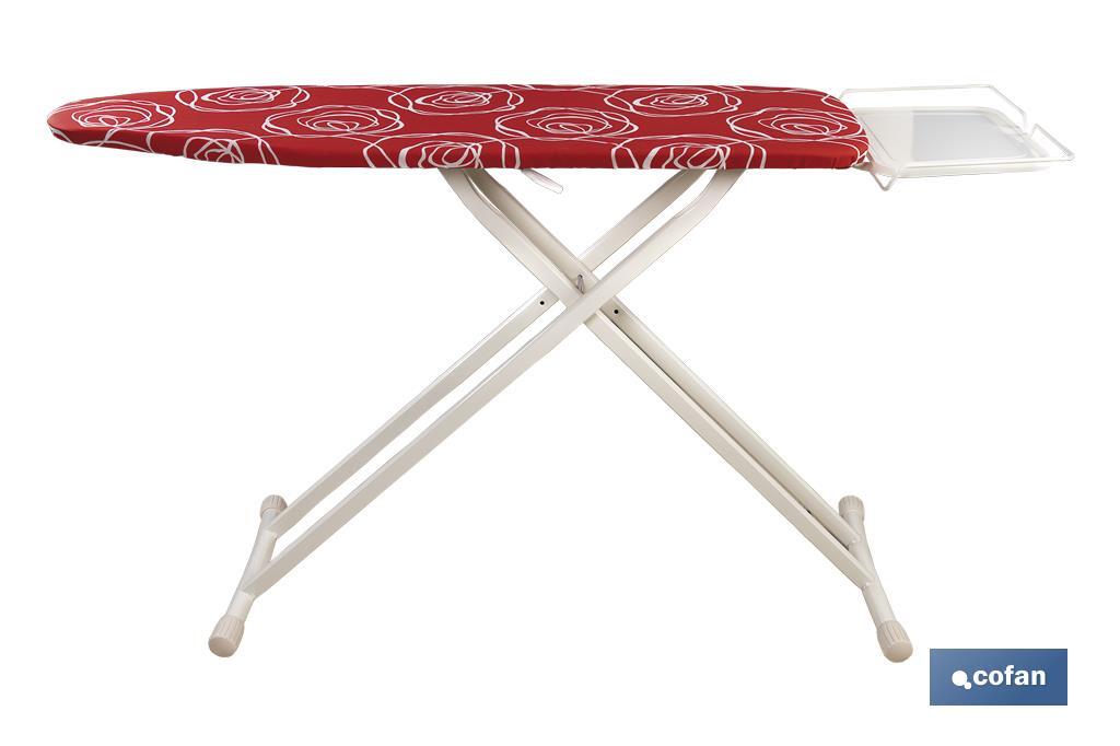 TABLA PLANCHAR 125 X 42 X10 CM MODELO TIVOLI ROJA