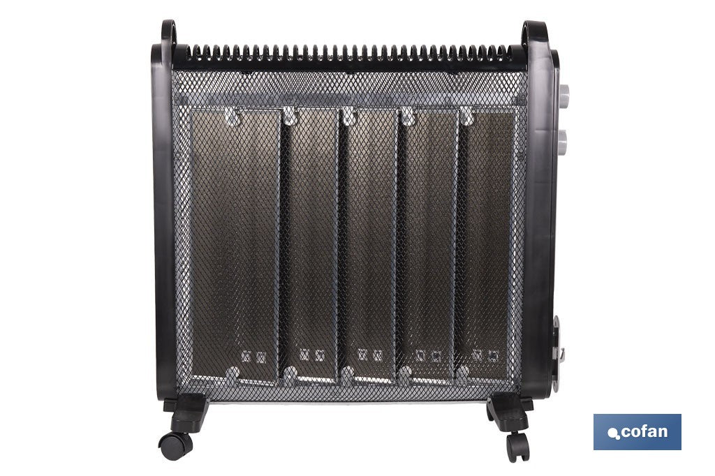 RADIADOR DE MICA NEGRO MODELO ASTANA 2000W