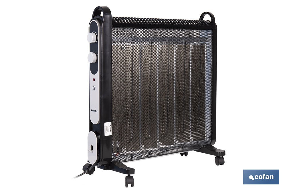 RADIADOR DE MICA NEGRO MODELO ASTANA 2000W