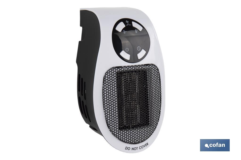 CALEFACTOR CERAMICO DE ENCHUFE CON MANDO A DISTANCIA 500 W