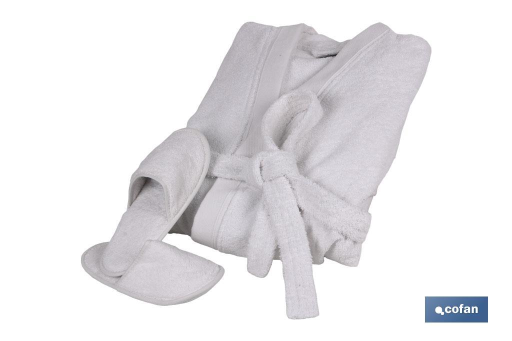 ALBORNOZ BLANCO GR.500/M2 GAMA PALOMA TALLA L
