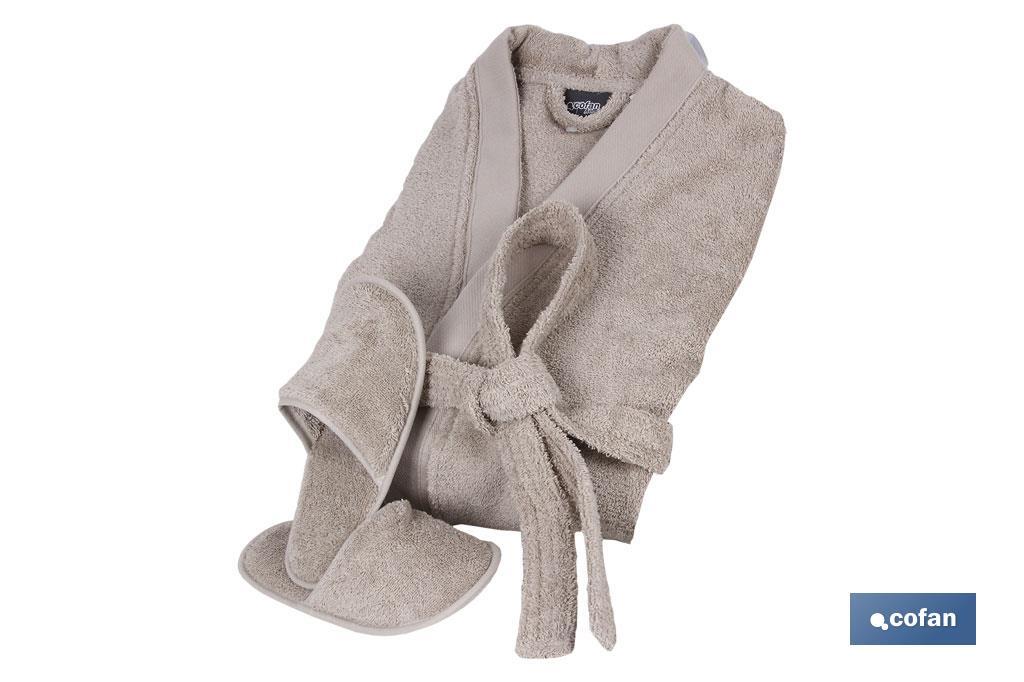 ALBORNOZ  BEIGE GR.500/M2 MODELO ABISINIA TALLA XXL